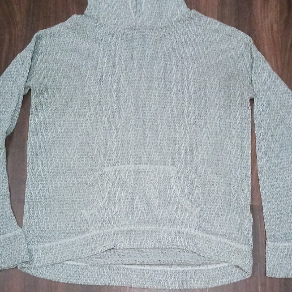 Hollister Light Gray Hooded Pullover - Picture 2 of 4